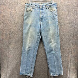 Vintage Guess Jeans Men 36 Light Blue Denim USA Cotton Straight Leg 90s